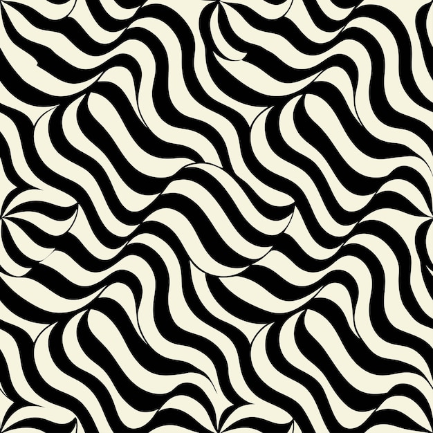 patrón geométrico vectorial en blanco y negro
