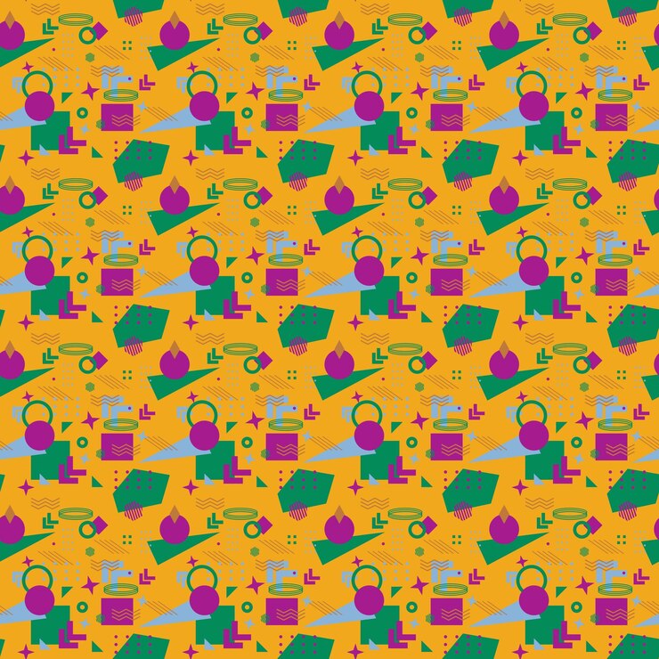 Patrón geométrico vectorial