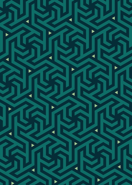 Patrón geométrico vectorial