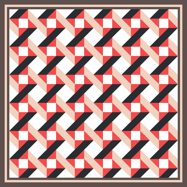 Patrón geométrico vectorial