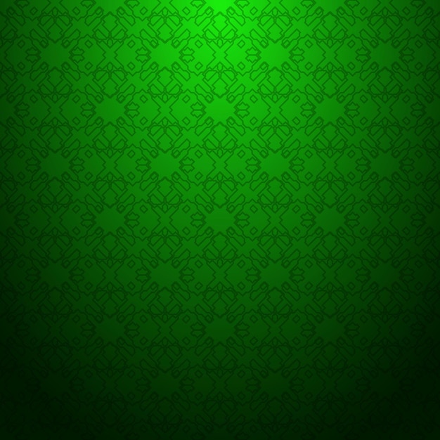 Patrón geométrico verde