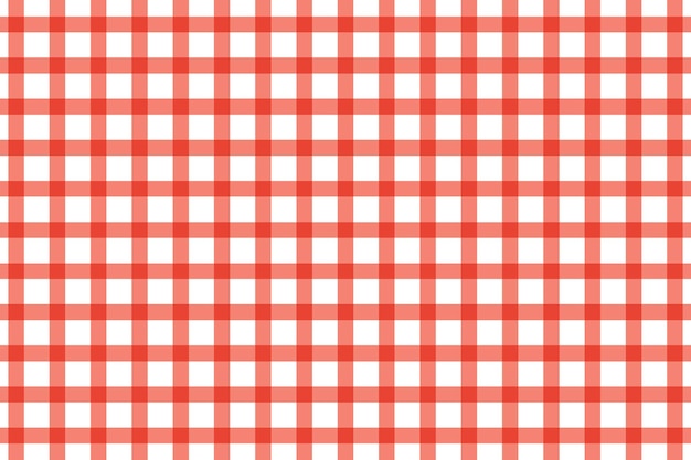 Patrón de Gingham rojo y blanco