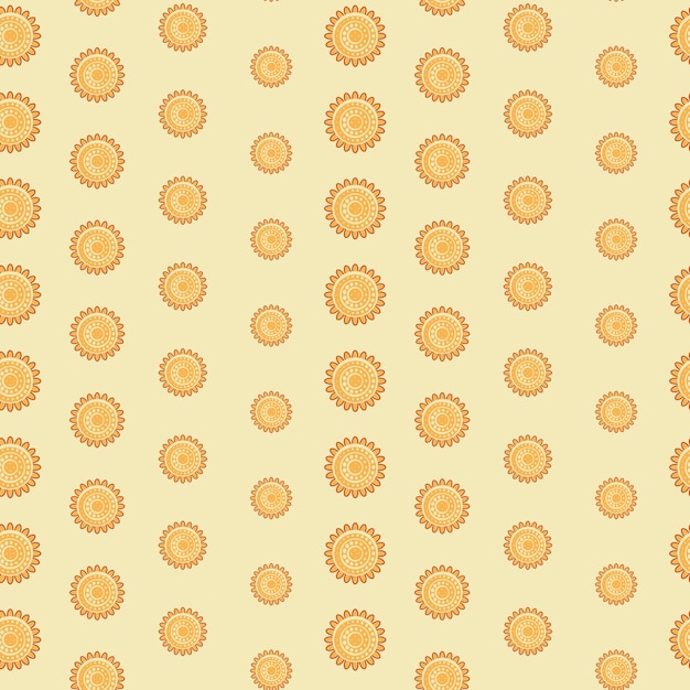 patrón de girasol
