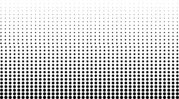 Patrón de gradiente de medio tono Diseño de fondo