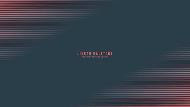 Patrón gráfico lineal de medio tono Vector de borde inclinado Rojo Negro Abstracto Fondo de onda sintética Retro Futurismo Arte Estilo minimal Decoración de clase Medio tono Abstracción de contraste a rayas con textura