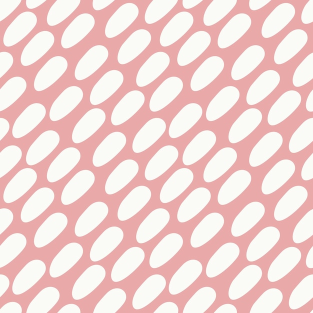 Patrón gráfico vectorial abstracto ovalado dibujado a mano