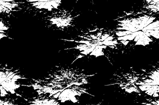 Patrón Grunge en blanco y negro Arte vectorial de pincel de fondo