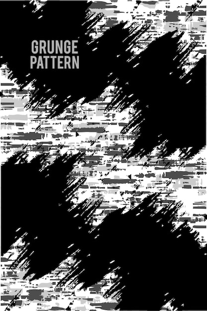 PATRÓN GRUNGE FONDO BLANCO Y NEGRO
