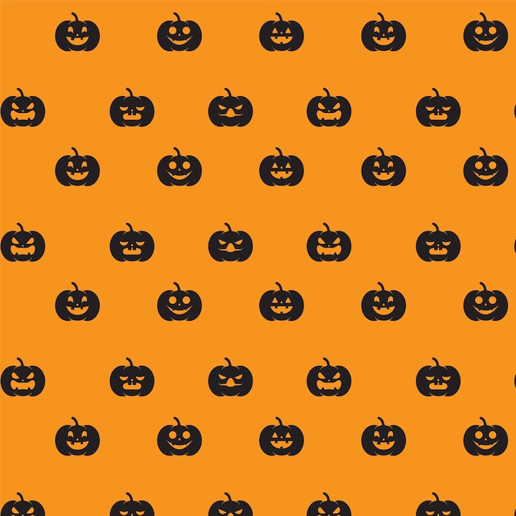 Patrón de Halloween de vector libre