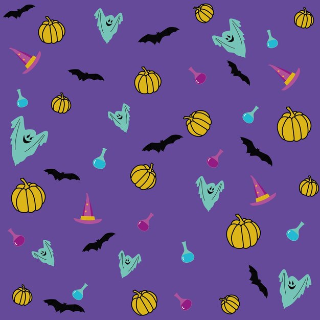 patrón de halloween