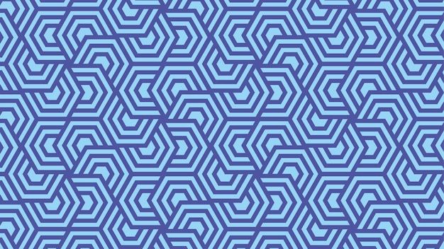 Patrón hexagonal geométrico sin costuras