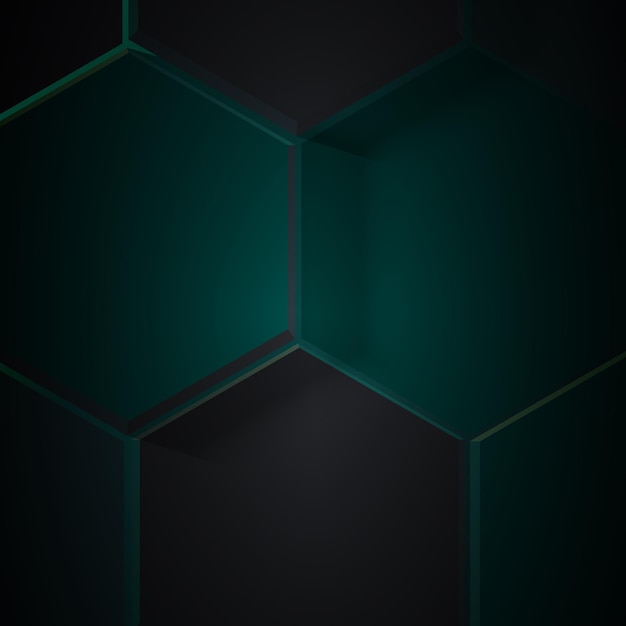 Patrón hexagonal geométrico en el fondo