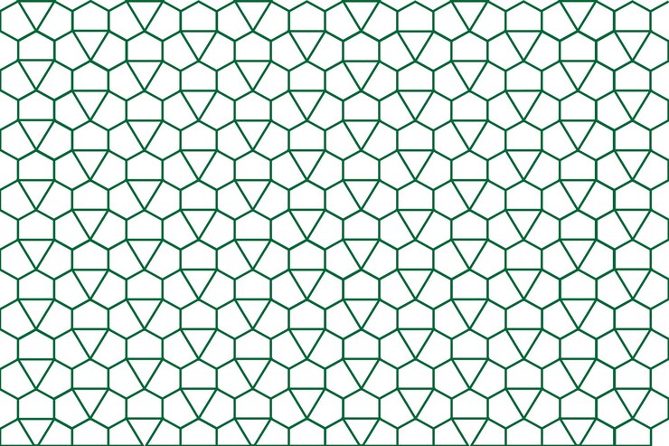 Patrón hexagonal geométrico
