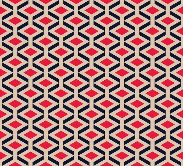 Patrón hexagonal geométrico