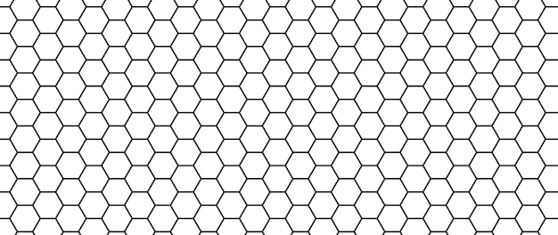 Patrón hexagonal. textura de vector de panal. estructura simple hexagonal futurista. malla moderna para textil. rejilla de miel.