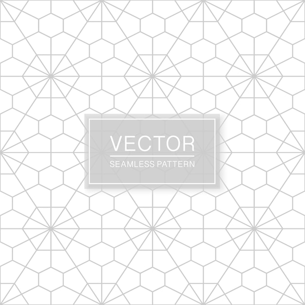 Patrón hexagonal transparente creativo diseño ornamental de rejilla delicada Fondo oriental geométrico