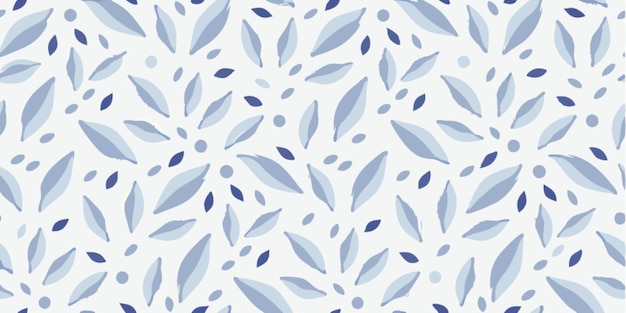 Patrón de hoja azul