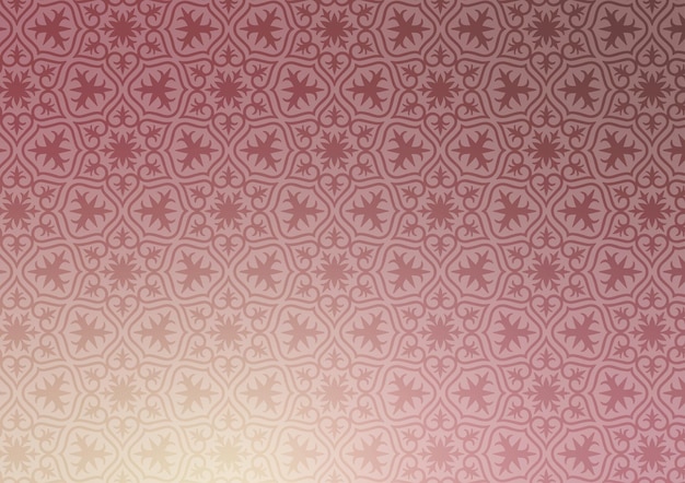 Patrón de hoja de flor rosa fondo de papel tapiz de línea moderna