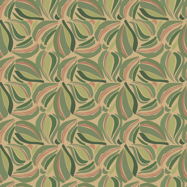Patrón de hoja de rosa Dibujo textil Patrón para patrón de hoja de tela