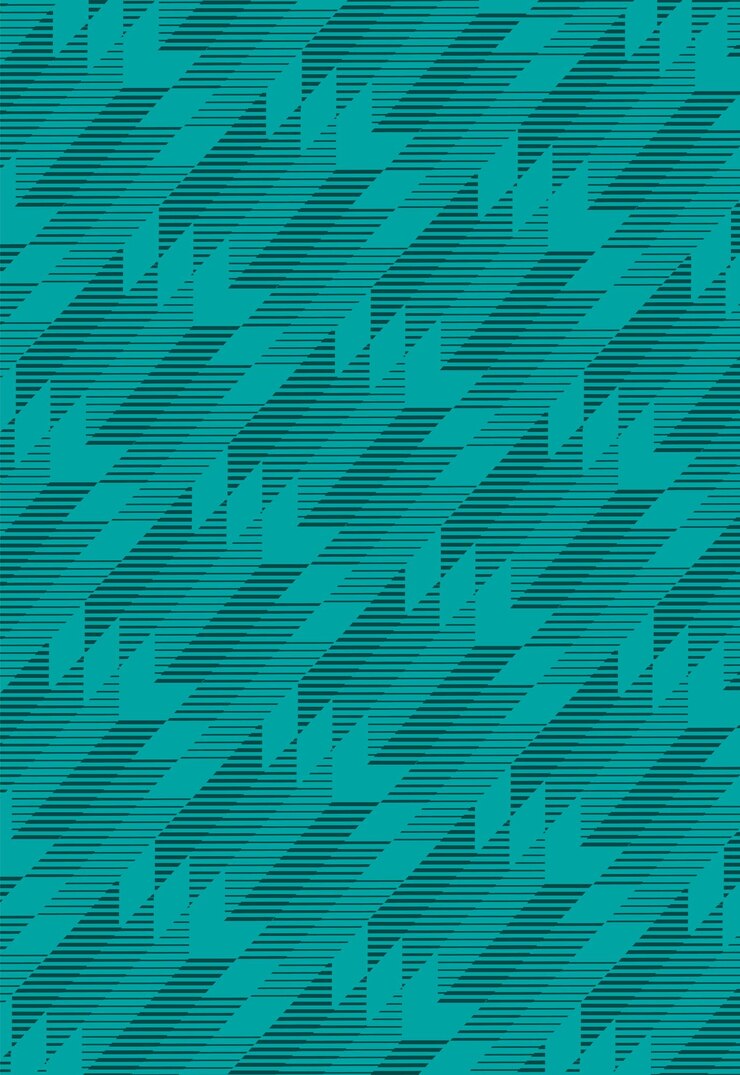 Vector un patrón con hojas de palma en un fondo azul