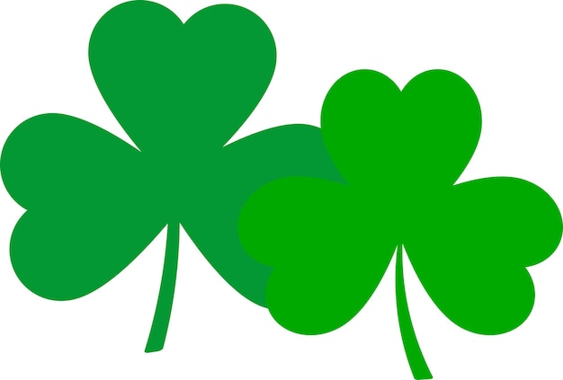 El patrón de las hojas de trébol y trébol del día de San Patricio