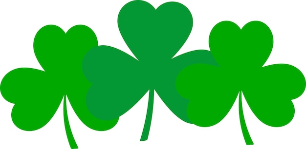 El patrón de las hojas de trébol y trébol del día de San Patricio