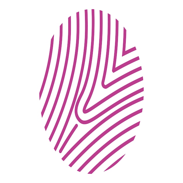 Patrón de huellas dactilares que muestra un diseño de identidad único