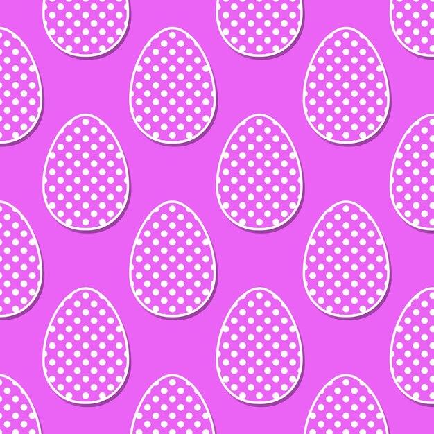 Patrón de huevo de Pascua colorido con ilustración de forma geométrica para el fondo de vacaciones. Tarjeta de estilo creativo y de moda.