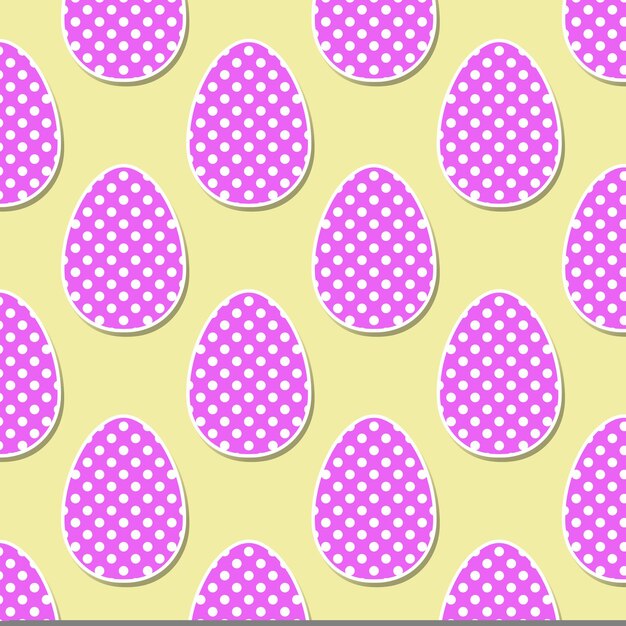 Patrón de huevo de Pascua colorido con ilustración de forma geométrica para el fondo de vacaciones. Tarjeta de estilo creativo y de moda.