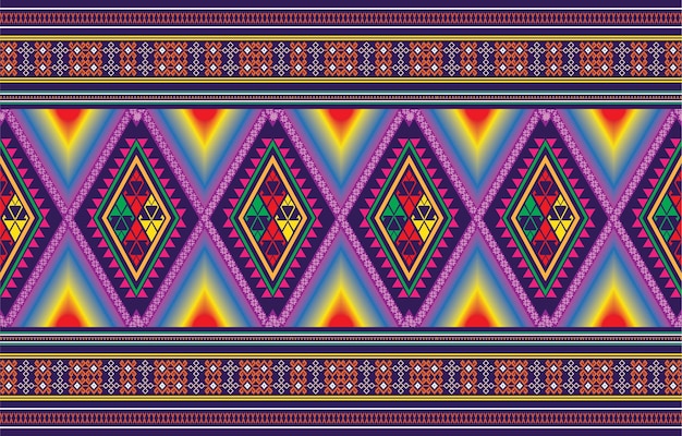 Patrón de ikat sin costuras. Fondo abstracto para diseño textil, papel tapiz, texturas superficiales, envoltura