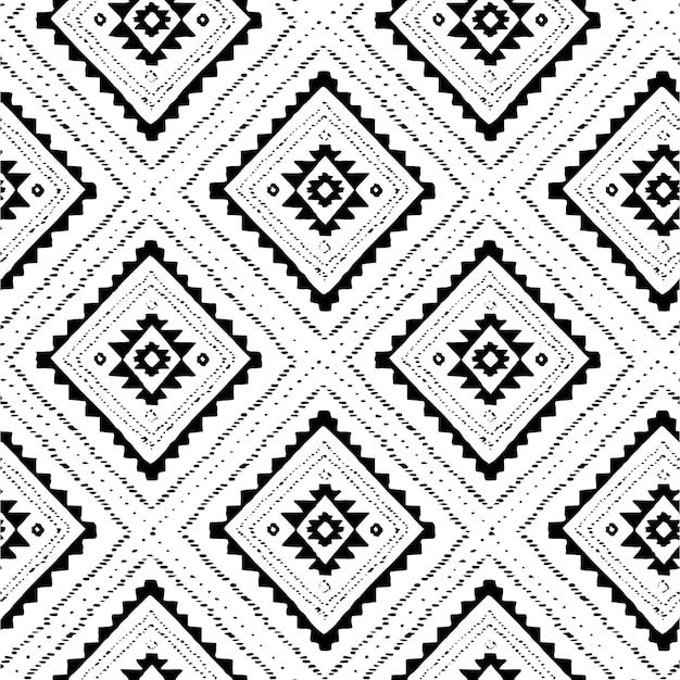 Patrón de ilustración de vector transparente decorativo aislado sobre fondo blanco
