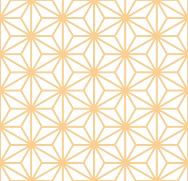 Un patrón impecable con un diseño geométrico amarillo y naranja.
