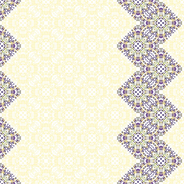 Un patrón impecable con un diseño morado y azul.