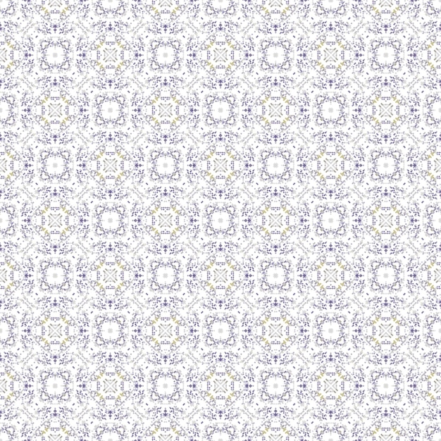 Un patrón impecable con flores moradas y blancas y la palabra hielo sobre un fondo blanco.