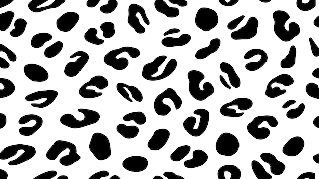 Patrón de impresión de chita o vector de textura del pelaje de la piel
