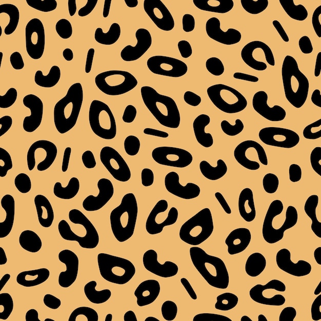 Patrón de impresión de leopardo Estilo de impresión de animal