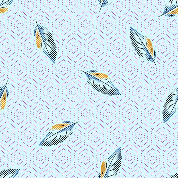 Patrón de impresión textil sin costuras en todo el fondo abstracto