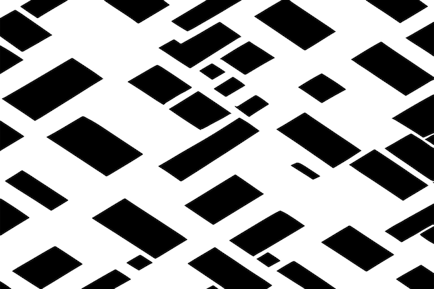 patrón irregular textura negra en fondo blanco puro aislado para fondo o textura