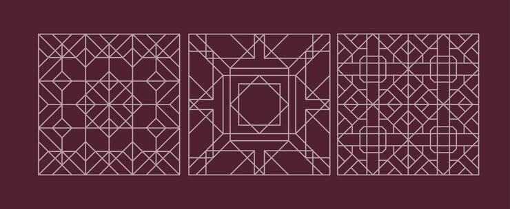 El patrón islámico del khatim es un esquema
