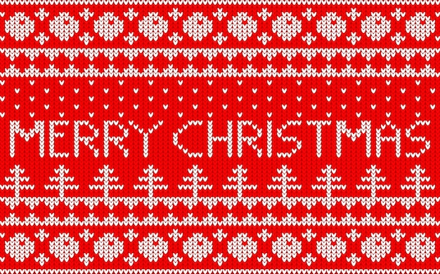 El patrón de Jacquard para la Navidad