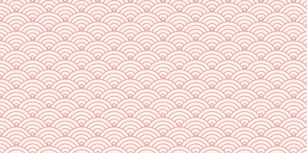 El patrón japonés, la forma, el garabato, el color rosado geométrico.