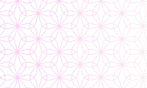 Patrón japonés de gradación rosa Hojas de cáñamo con diferentes anillos