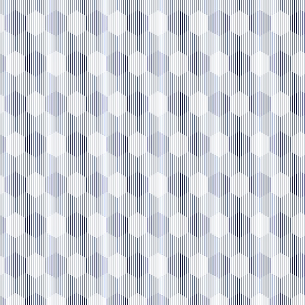 Patrón japonés transparente con forma de línea hexagonal