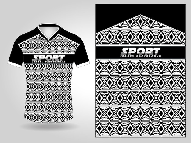 Patrón de jersey deportivo