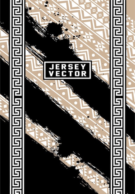 patrón de jersey para el diseño de sublimación