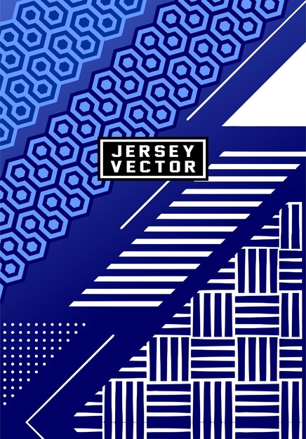Patrón de Jersey para el diseño de sublimación