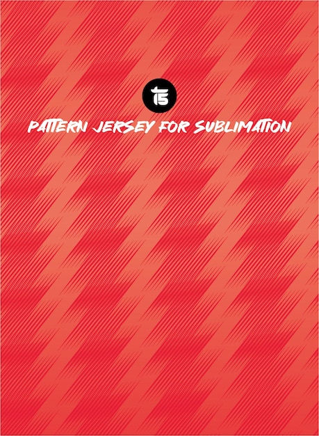 Patrón de jersey para la sublimación