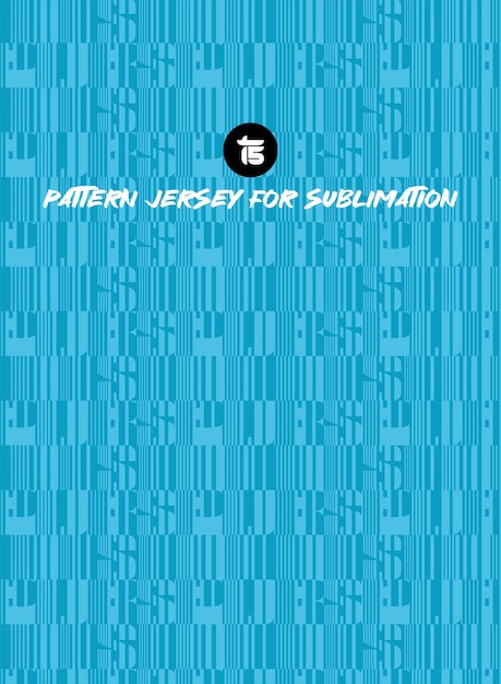Patrón de jersey para la sublimación