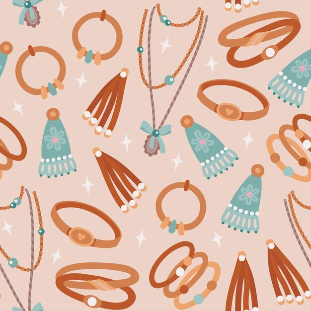 Patrón de joyería boho