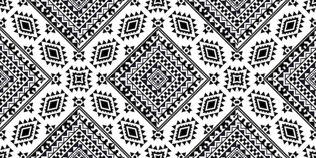 Patrón Kasuri inconsútil en tribaGyp syBordado tribal de figurasIlustración vectorial abstracta de estilo indio/aztecaPatrón sin costuras de rayas étnicasIlustración de adorno texturizadoropa y otros
